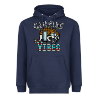 Navy camping vibes Heavyweight Hoodie - CowhideDigitalArt