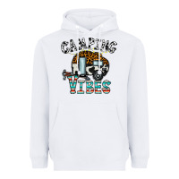 White camping vibes Heavyweight Hoodie - CowhideDigitalArt