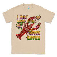 Mushroom mardi gras i just want to be loved bayou crawfish Classic Tee - RanaPortraitStore