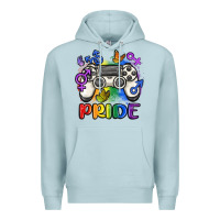Blue Mist gaymer pride Premium Hoodie - MaliasSmallBusiness