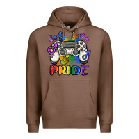Chestnut gaymer pride Premium Hoodie - MaliasSmallBusiness