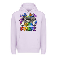 Lilac gaymer pride Premium Hoodie - MaliasSmallBusiness