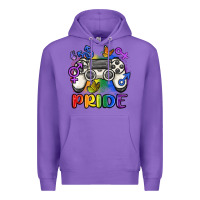 Purple gaymer pride Premium Hoodie - MaliasSmallBusiness