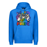 True Royal gaymer pride Premium Hoodie - MaliasSmallBusiness