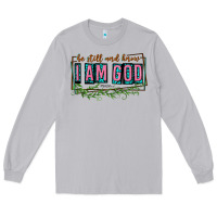 Moon Dust be still and know that i am god Long Sleeve Tee - texasbilliewilder