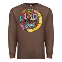 Chestnut happy 100 days of school Premium Sweatshirt - Artiststas