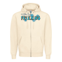 Sandshell literally freezing winter Zipper Hoodie - RanaPortraitStore