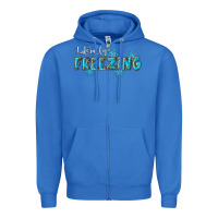 True Royal literally freezing winter Zipper Hoodie - RanaPortraitStore