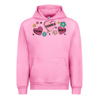 Fuchsia Pink tacos tequila anxiety Urban Hoodie - MaliasSmallBusiness