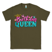 Army Green birthday queen Classic Tee - BundleAndBundleShop