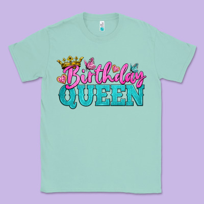 Birthday Queen Classic Tee Designed By Bundleandbundleshop