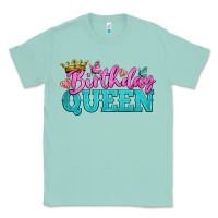 Seafoam birthday queen Classic Tee - BundleAndBundleShop