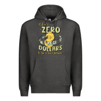 Charcoal Heather it costs zero dollars to be a nice person Premium Hoodie - MaliasSmallBusiness