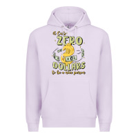 Lilac it costs zero dollars to be a nice person Premium Hoodie - MaliasSmallBusiness
