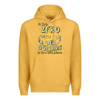 Mustard it costs zero dollars to be a nice person Premium Hoodie - MaliasSmallBusiness