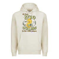 Oatmeal Heather it costs zero dollars to be a nice person Premium Hoodie - MaliasSmallBusiness