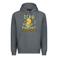 Rock it costs zero dollars to be a nice person Premium Hoodie - MaliasSmallBusiness