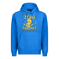 True Royal it costs zero dollars to be a nice person Premium Hoodie - MaliasSmallBusiness