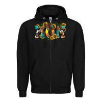 Black western mom Zipper Hoodie - texasbilliewilder