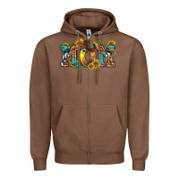 Chestnut western mom Zipper Hoodie - texasbilliewilder