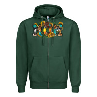 Sports Green western mom Zipper Hoodie - texasbilliewilder