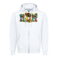 White western mom Zipper Hoodie - texasbilliewilder