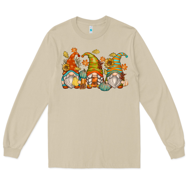 Fall Gnomes Long Sleeve Tee by Zillion Design Studio | Teevron