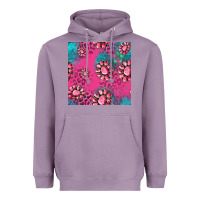 Lavender pink turquoise gemstoes seamless pattern Heavyweight Hoodie - HRA Design Shop