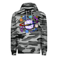 Slate Camo safe space Premium Hoodie - MaliasSmallBusiness