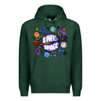 Sports Green safe space Premium Hoodie - MaliasSmallBusiness