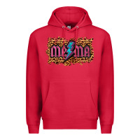 Cardinal Leopard Mama Lightning Premium Hoodie - RanaPortraitStore