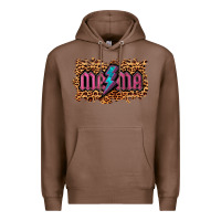 Chestnut Leopard Mama Lightning Premium Hoodie - RanaPortraitStore