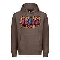 Coffee Leopard Mama Lightning Premium Hoodie - RanaPortraitStore
