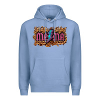 Colony Blue Leopard Mama Lightning Premium Hoodie - RanaPortraitStore