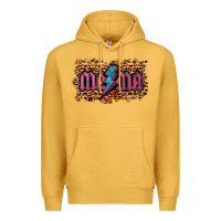Mustard Leopard Mama Lightning Premium Hoodie - RanaPortraitStore