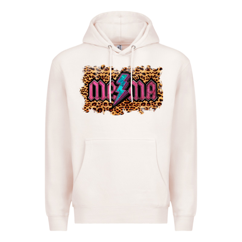 Leopard Mama Lightning Premium Hoodie by RanaPortraitStore | Teevron