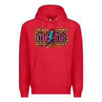 Red Leopard Mama Lightning Premium Hoodie - RanaPortraitStore