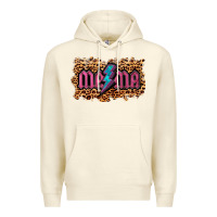 Sandshell Leopard Mama Lightning Premium Hoodie - RanaPortraitStore
