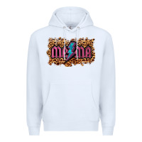 White Leopard Mama Lightning Premium Hoodie - RanaPortraitStore