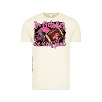 Vintage Arctic in october we wear pink with football Vintage Tee - BarkalooDesign