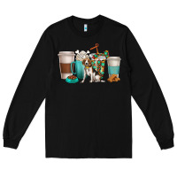 Black beagle dog coffee cups Long Sleeve Tee - texasbilliewilder