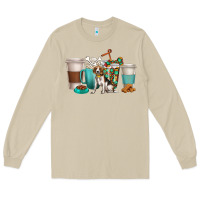 Mushroom beagle dog coffee cups Long Sleeve Tee - texasbilliewilder
