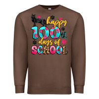 Chestnut happy 100th days of school cat Premium Sweatshirt - Artiststas
