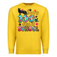 Lemon happy 100th days of school cat Premium Sweatshirt - Artiststas