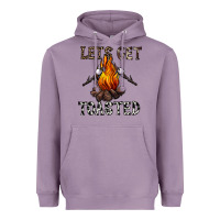 Lavender lets get toasted Heavyweight Hoodie - CowhideDigitalArt