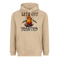Mushroom lets get toasted Heavyweight Hoodie - CowhideDigitalArt