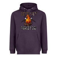 Plum lets get toasted Heavyweight Hoodie - CowhideDigitalArt