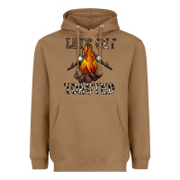 Toasted Coconut lets get toasted Heavyweight Hoodie - CowhideDigitalArt