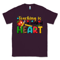 Plum teaching is a work of heart tbw Classic Tee - texasbilliewilder