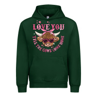 Forest Green love you till the cows come home Urban Hoodie - MaliasSmallBusiness